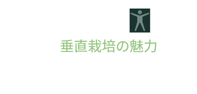 「バラ用支柱」のコンセプト画像。「目線の高さで楽しめる垂直栽培の魅力」。高さ200cmの支柱が、花や緑を人の視界レベル（アイレベル）まで持ち上げ、美しい景観を作ると同時に、外部からの視線を自然に遮る「見せないガード」としての機能を示唆。 / Concept text: "Charm of Vertical Cultivation enjoyed at Eye Level." Indicates that the 200cm trellis lifts plants to human height, creating a beautiful floral landscape that also serves as a natural privacy shield against outside eyes.