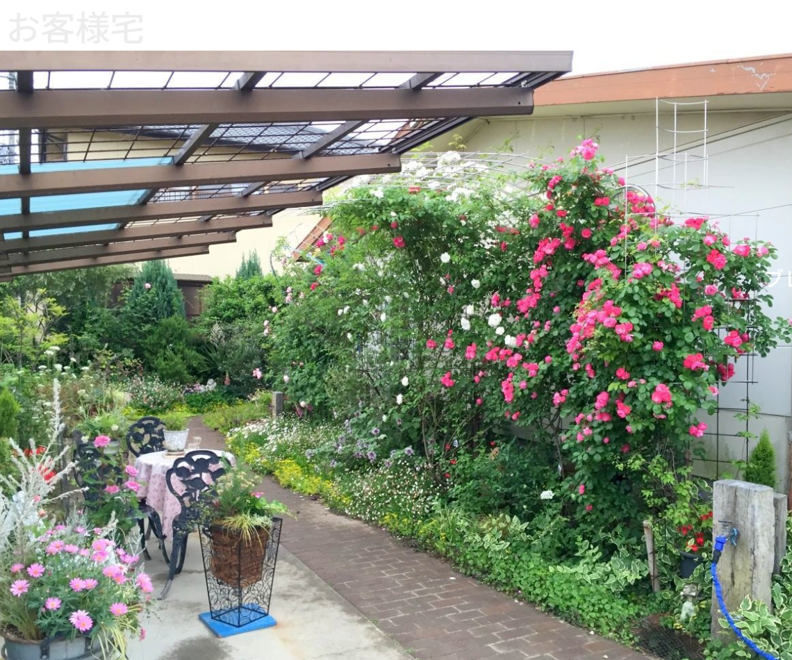 バラアーチの設置事例。しかし、これは単なる園芸の紹介ではありません。地上200cmの「バラ用支柱」で、犯罪の少ない安心な暮らしを構築する「シンプルでもオンリーワン」の提言です。かつて世界に誇る治安を支えていた日本の先人の知恵「壁に耳あり障子に目あり」を現代に蘇らせ、心理的抑止力で社会を守る「アイデアメッシュ」の新たな挑戦を、ここから世界へ発信します。 / Installation example of a Rose Arch (A-01). However, this is not just about gardening. It is a proposal from Japan to build a safe society using the 200cm "Rose Trellis." We introduce Idea Mesh's challenge to revive the traditional Japanese wisdom of "Walls have ears" (sense of being watched) through modern design, creating psychological deterrence to prevent crime.