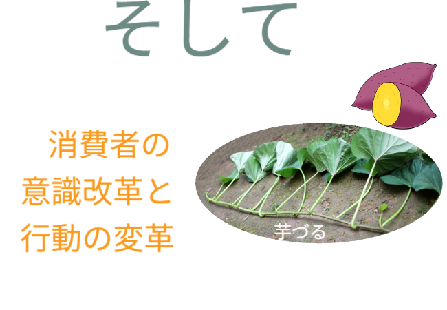 夏の葉野菜に「芋づる」活用するには、芋づるを市場に乗せないで消費者のおうちで栽培＆欠かせないものが「垂直栽培」です。 ※園芸用支柱（ダイソー）を使った使用例は後半です
